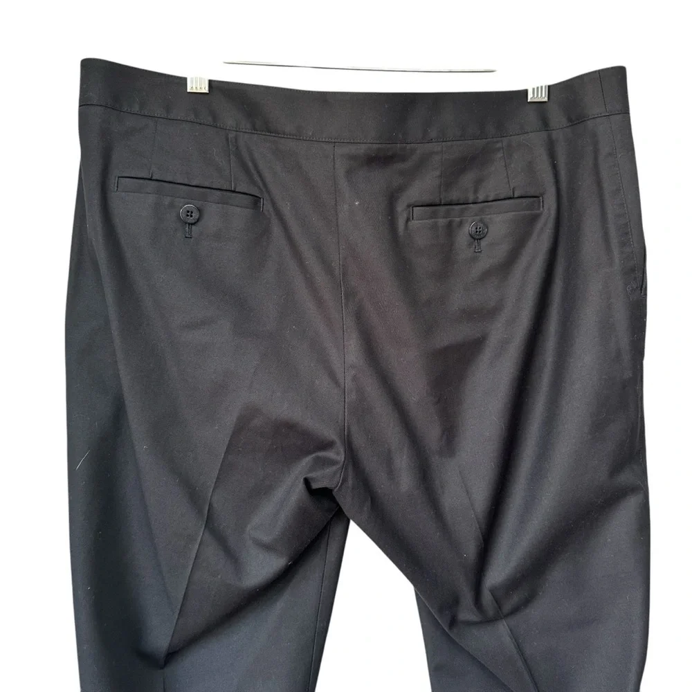 Brooks Brothers Women's Advantage Chino Stretch Pants, Black, 14